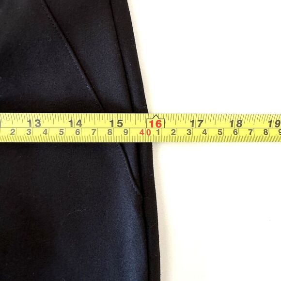 Quince Women’s Ultra-Stretch Ponte Knit Straight Leg Pant Black - Picture 7 of 11